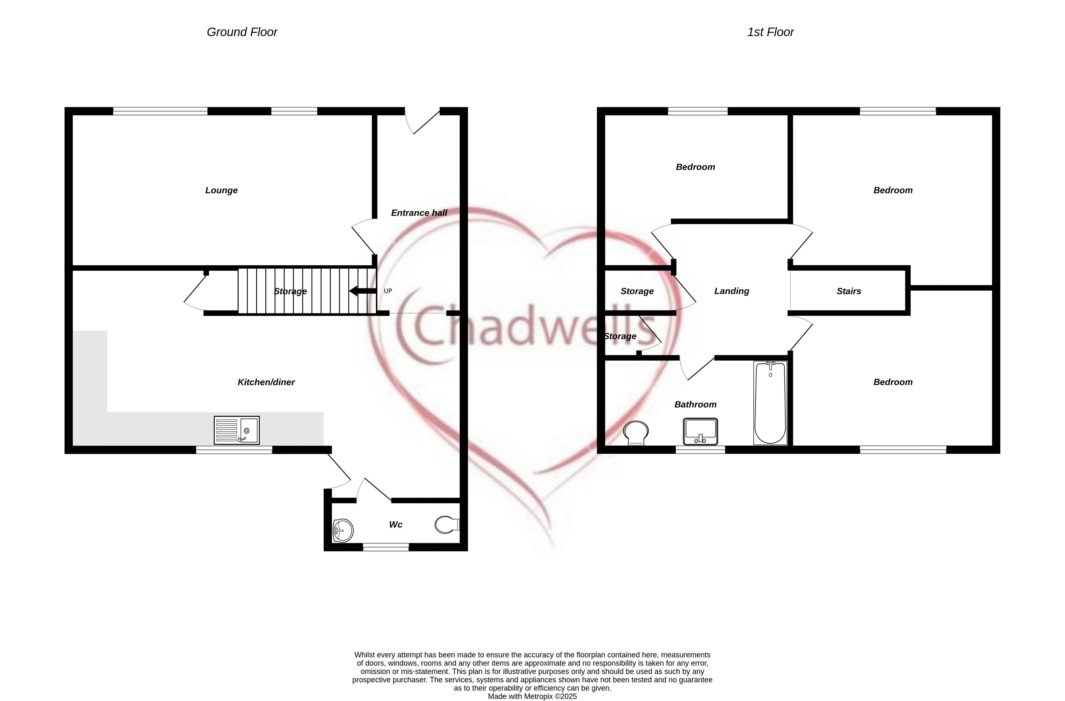 3 bed house to rent in Hallam Road, Ollerton, NG22 - Property Floorplan