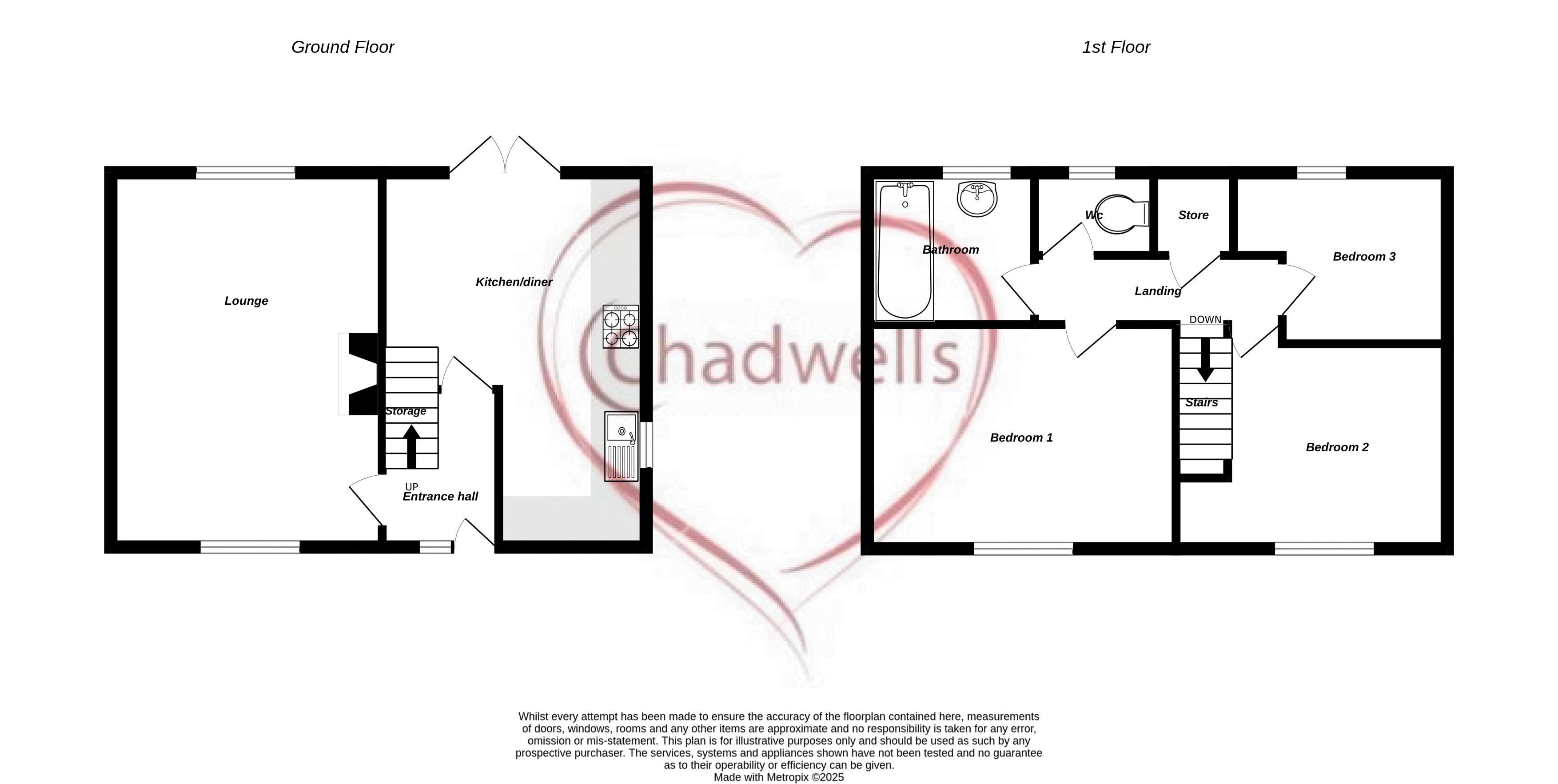 3 bed house to rent in Breck Bank Crescent, Ollerton, NG22 - Property Floorplan