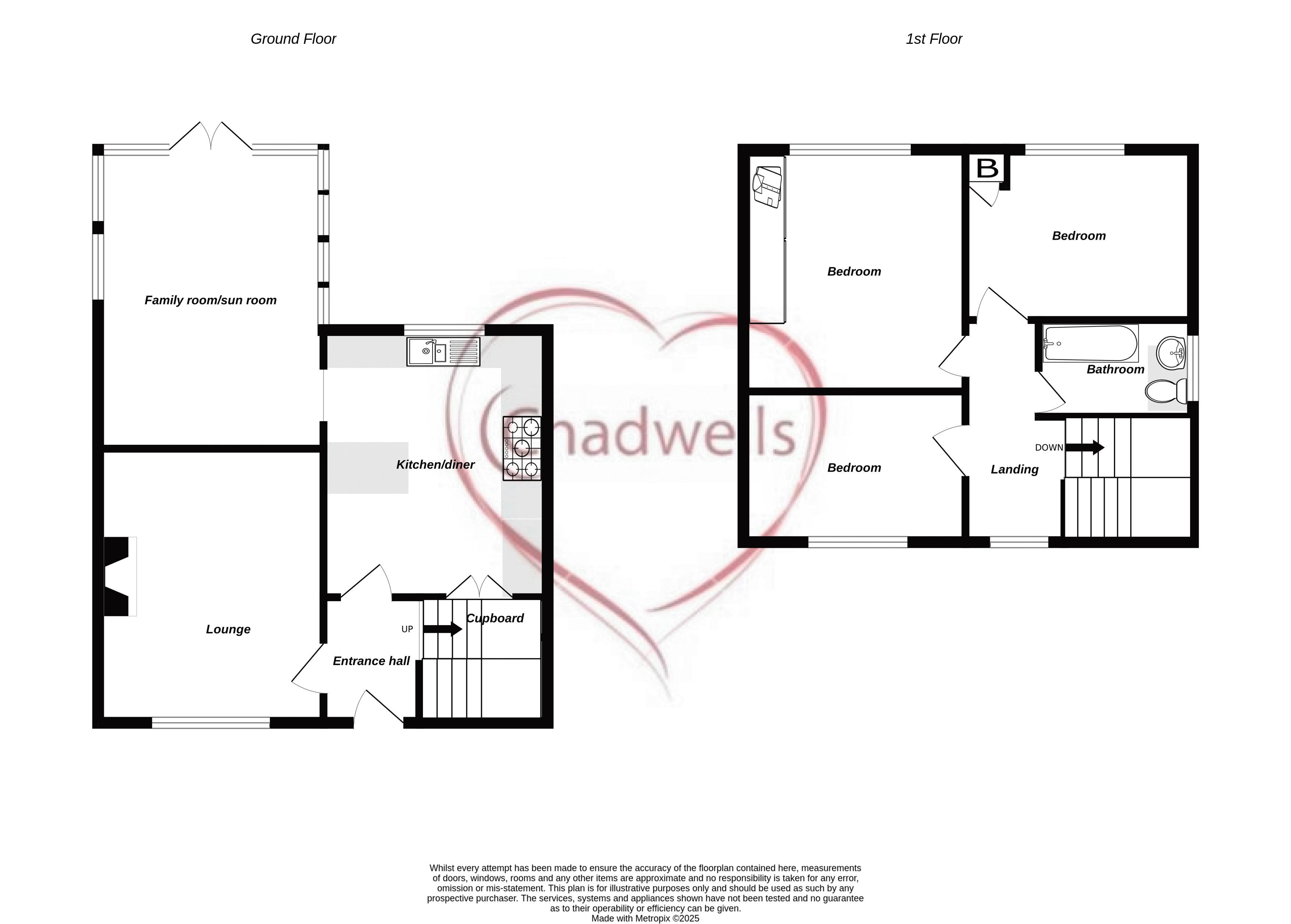 3 bed house for sale in Walesby Lane, Ollerton, NG22 - Property Floorplan