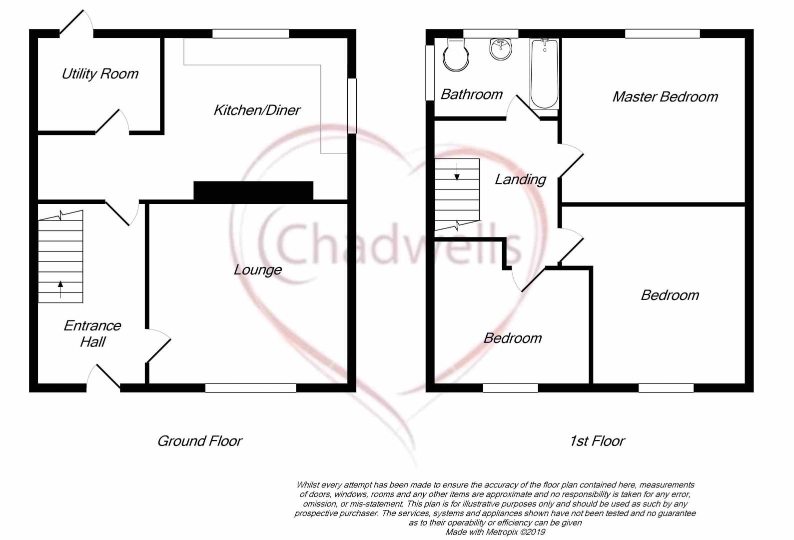 3 bed house to rent in Birklands Avenue, Newark, NG22 - Property Floorplan