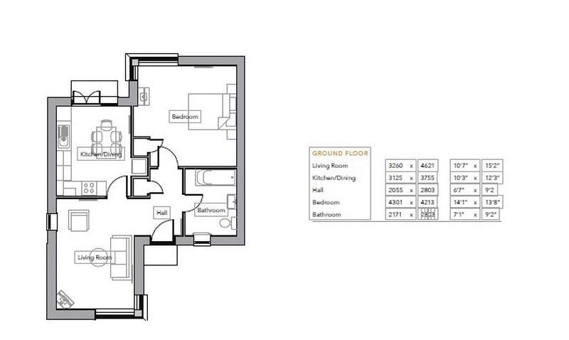 1 bed bungalow for sale in The Talmin Manvers Arms Mansfield Road, Edwinstowe, NG21 16