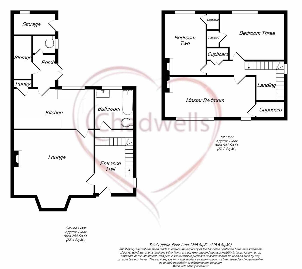 3 bed house for sale in Beech Avenue, Ollerton, NG22 - Property Floorplan