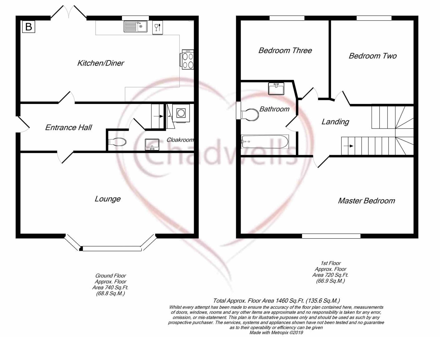 3 bed house for sale in Newark Road, New Ollerton, NG22 - Property Floorplan