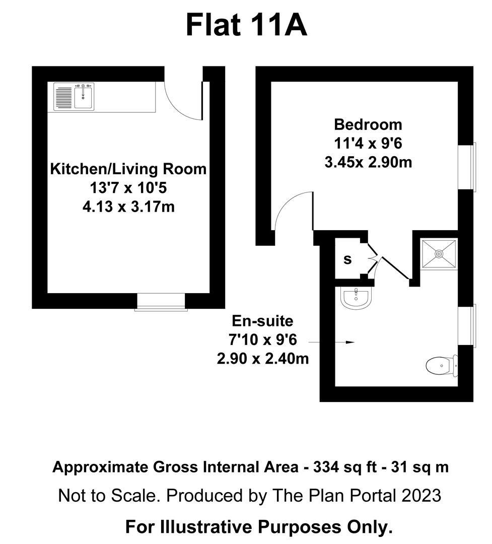 3 bed flat for sale in Ilkeston - Property Floorplan