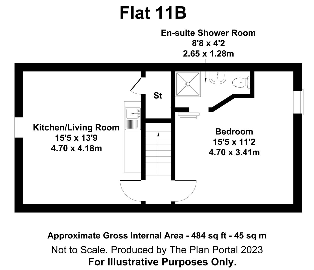 3 bed flat for sale in Ilkeston - Property Floorplan