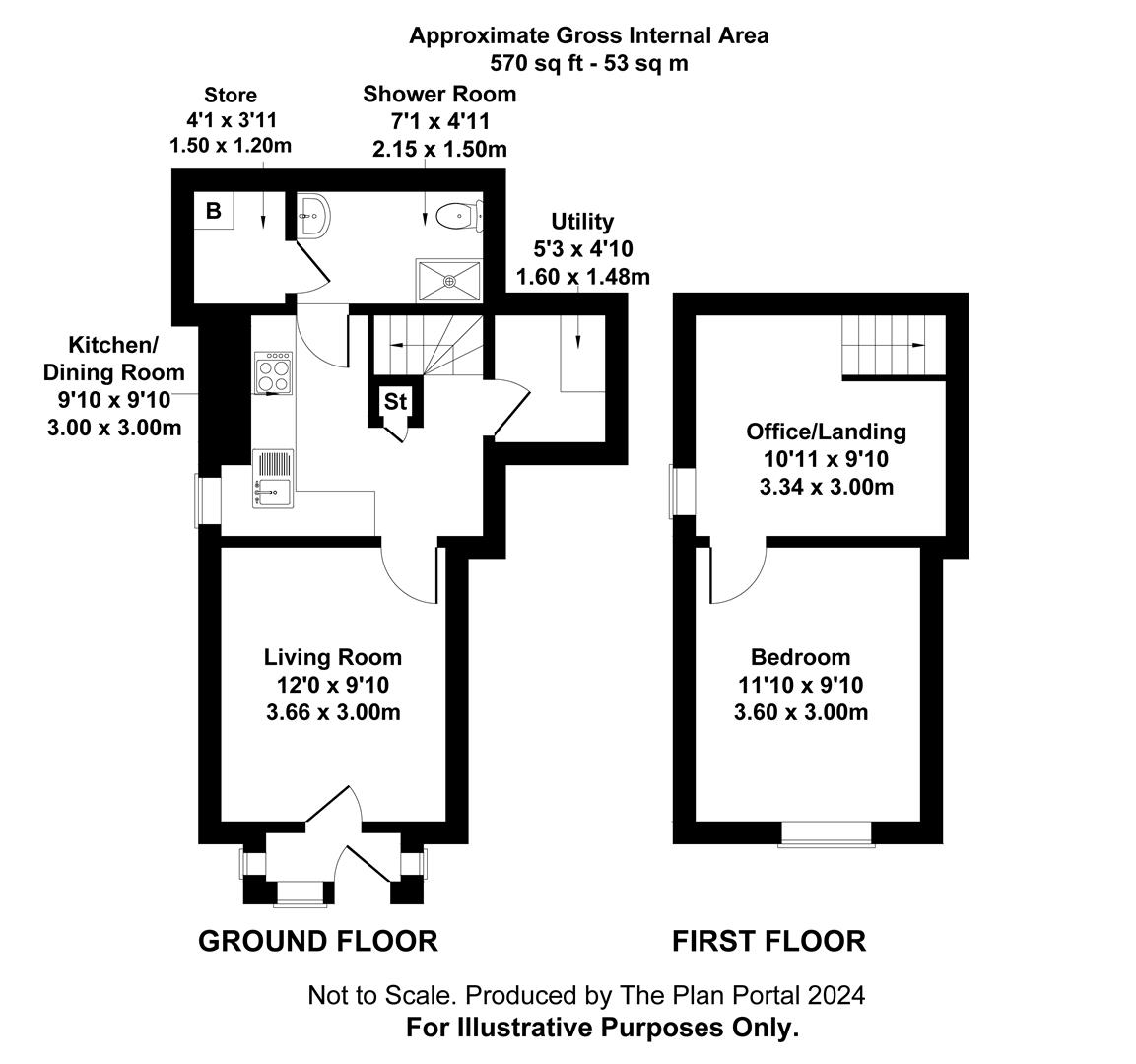 1 bed  for sale - Property Floorplan