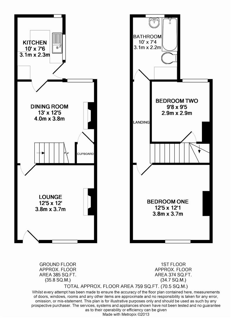 2 bed  to rent - Property Floorplan