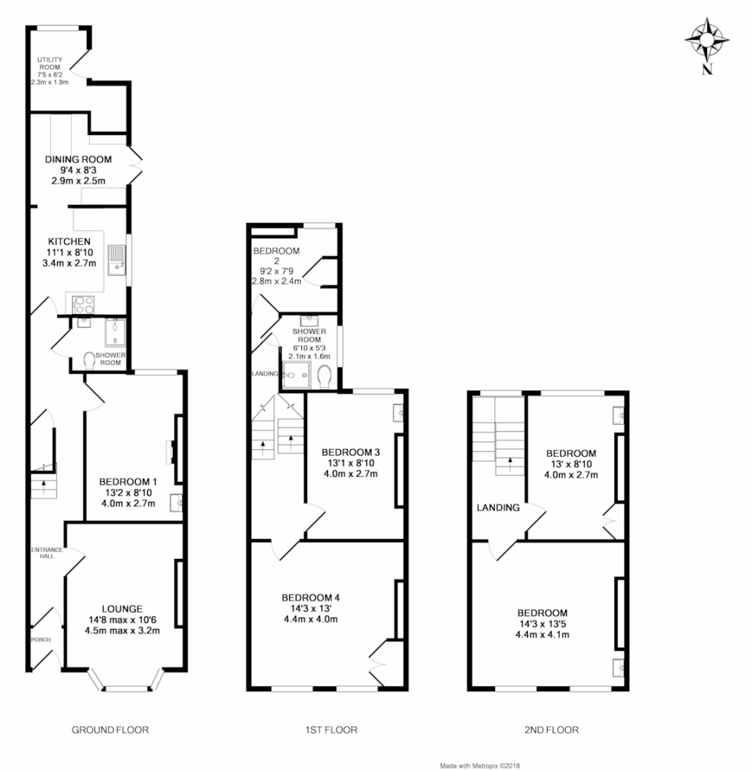 18 bed house for sale in Investment Portfolio, St James, Exeter - Property Floorplan