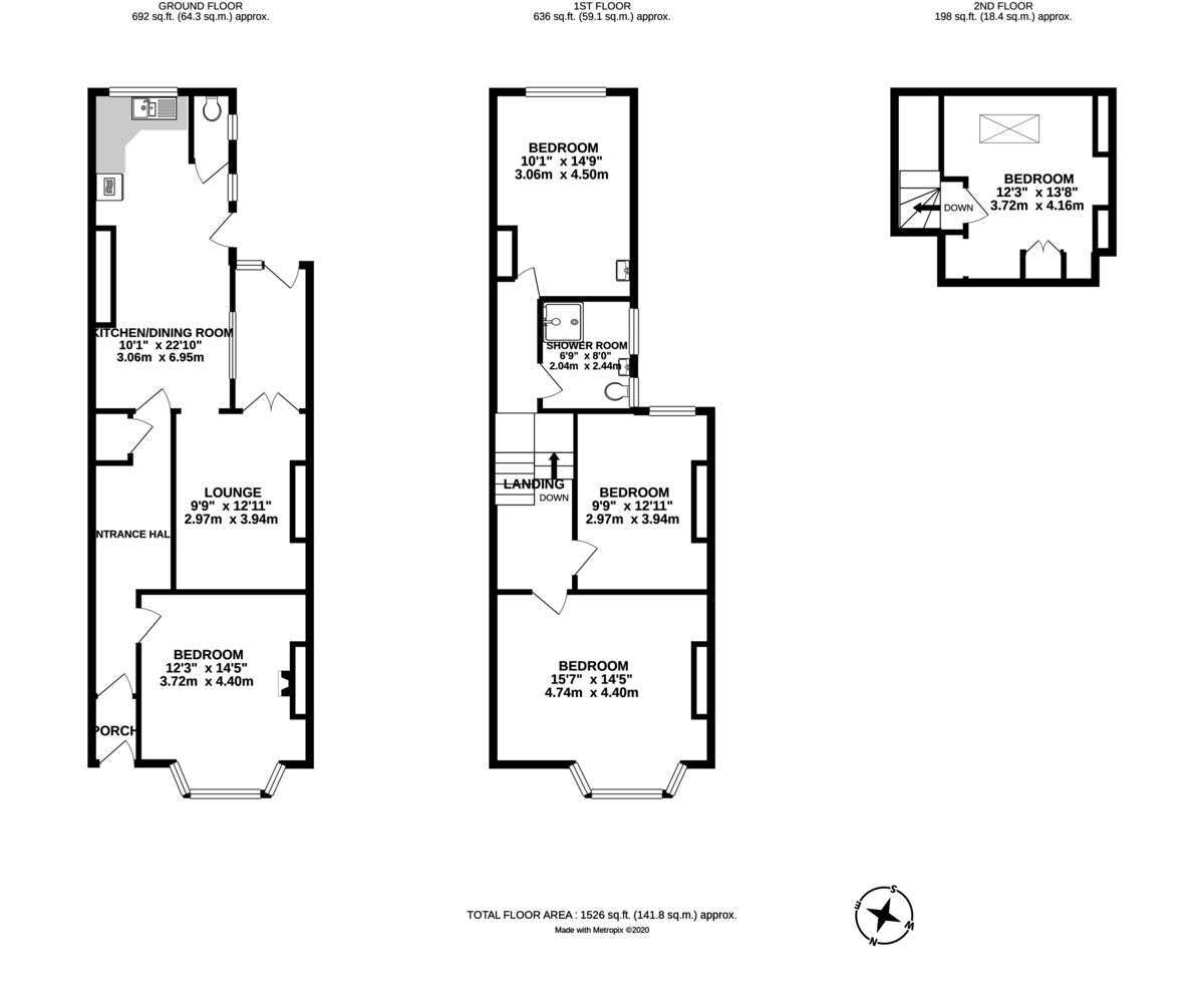 5 bed house for sale in Magdalen Road, St Leonards - Property Floorplan