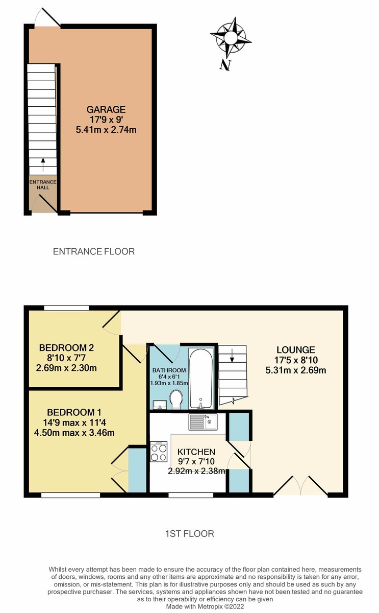2 bed flat for sale in Barton Grange, Exeter - Property Floorplan