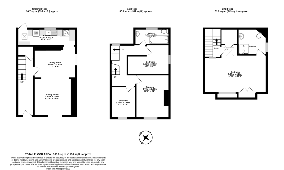 4 bed house to rent in Daimonds Lane, Teignmouth - Property Floorplan