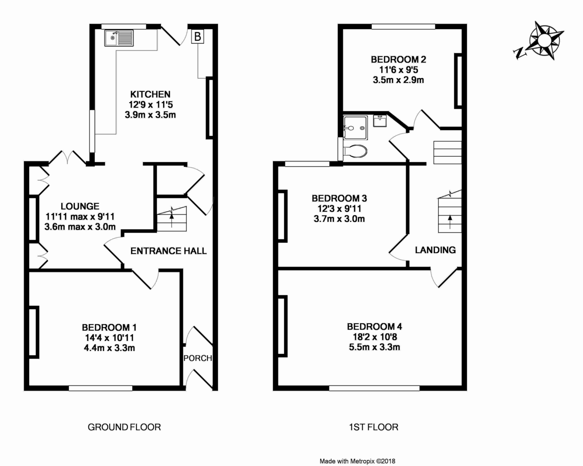 4 bed house to rent in Well Street, Exeter - Property Floorplan