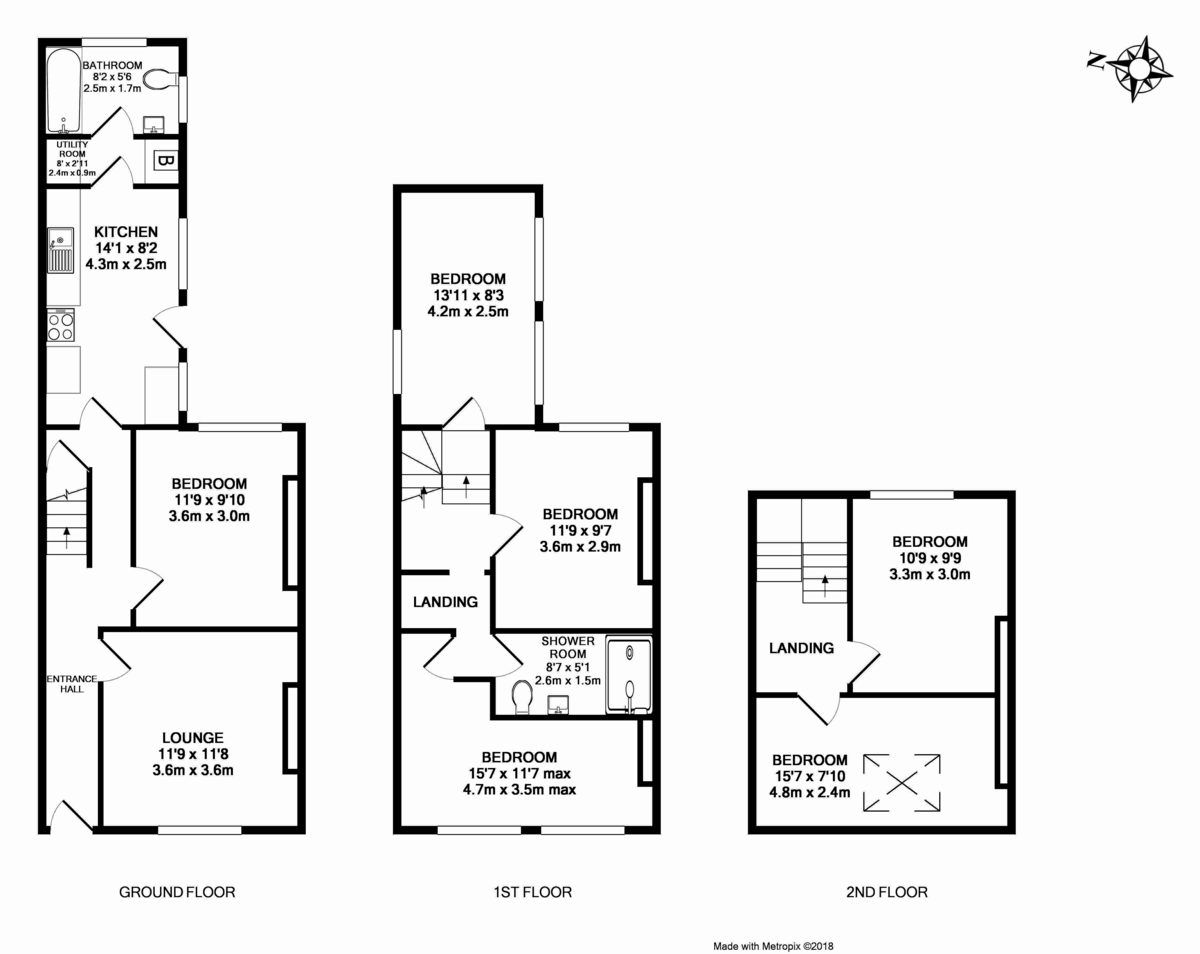 6 bed house to rent in Victoria Street, Exeter - Property Floorplan