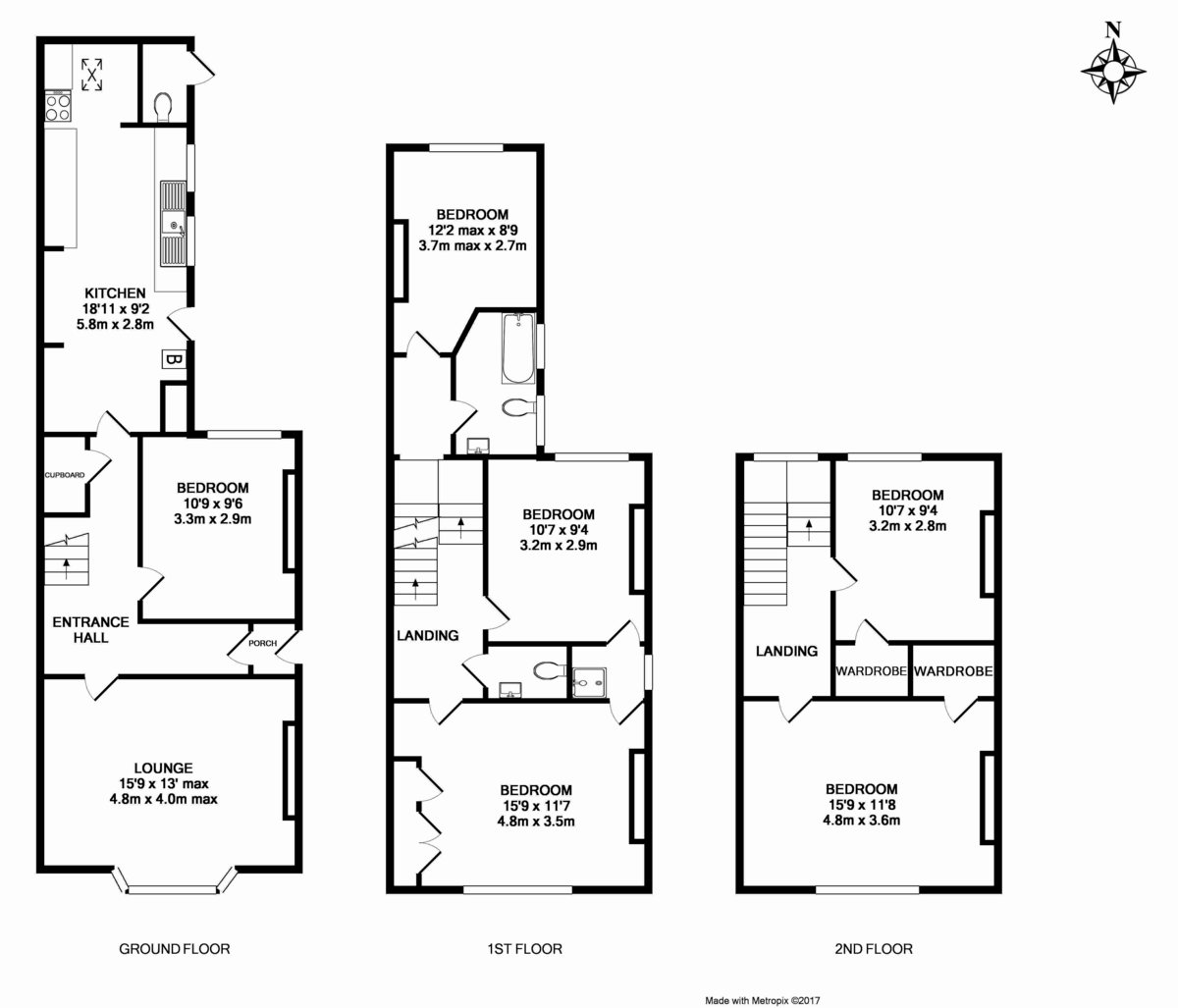 6 bed house to rent in Powderham Crescent, Exeter - Property Floorplan