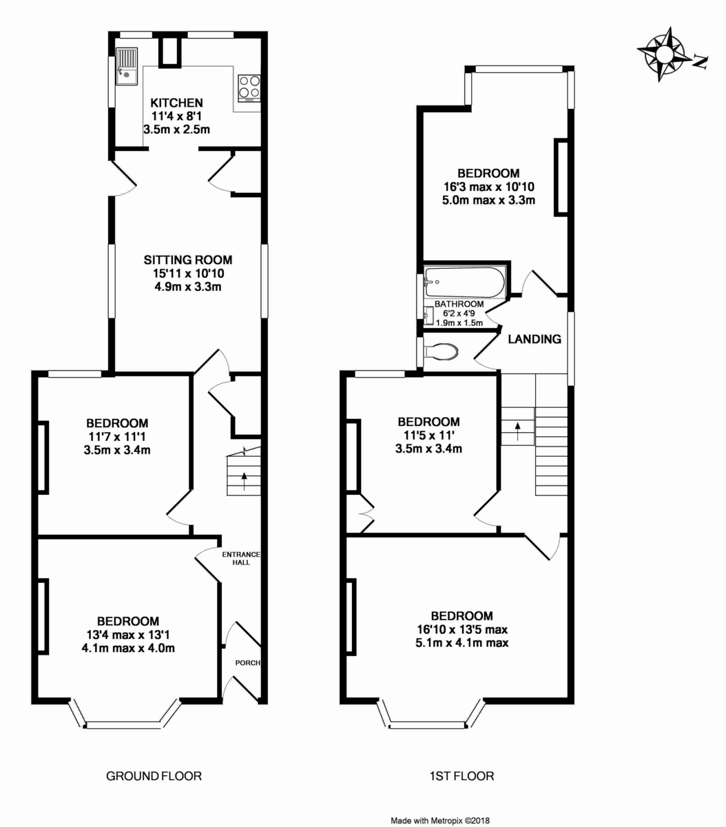 5 bed house to rent in Morley Road, Exeter - Property Floorplan