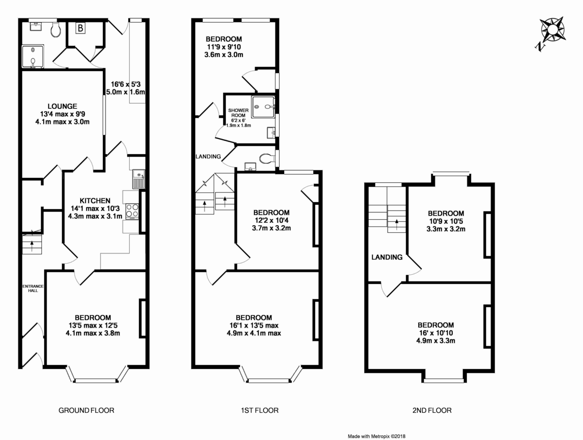 6 bed house to rent in Leighton Terrace, Exeter - Property Floorplan
