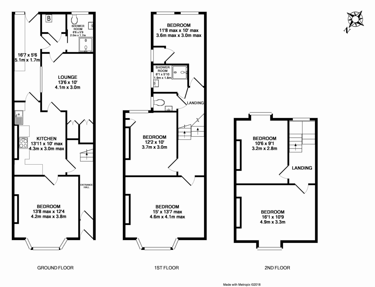 6 bed house to rent in Leighton Terrace, Exeter - Property Floorplan