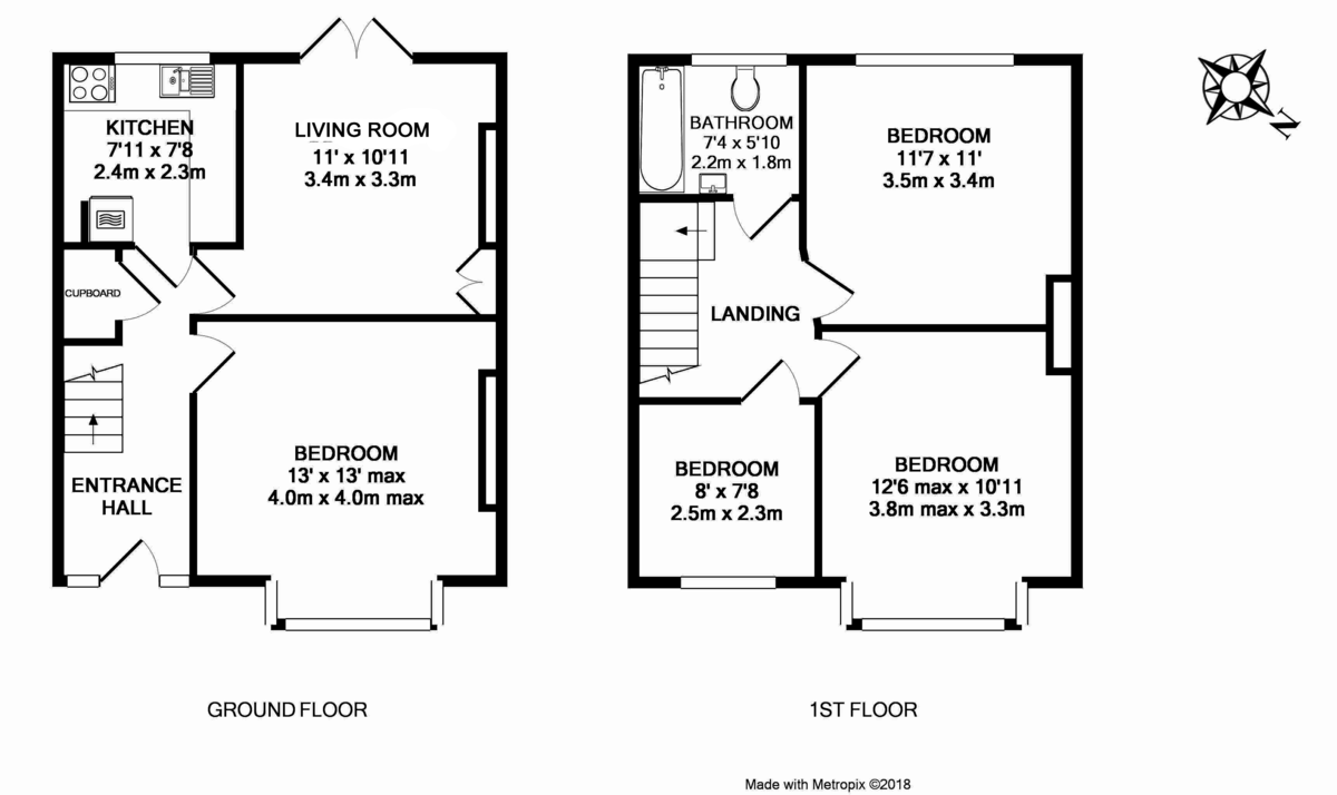 4 bed house to rent in Lucas Avenue, Exeter - Property Floorplan