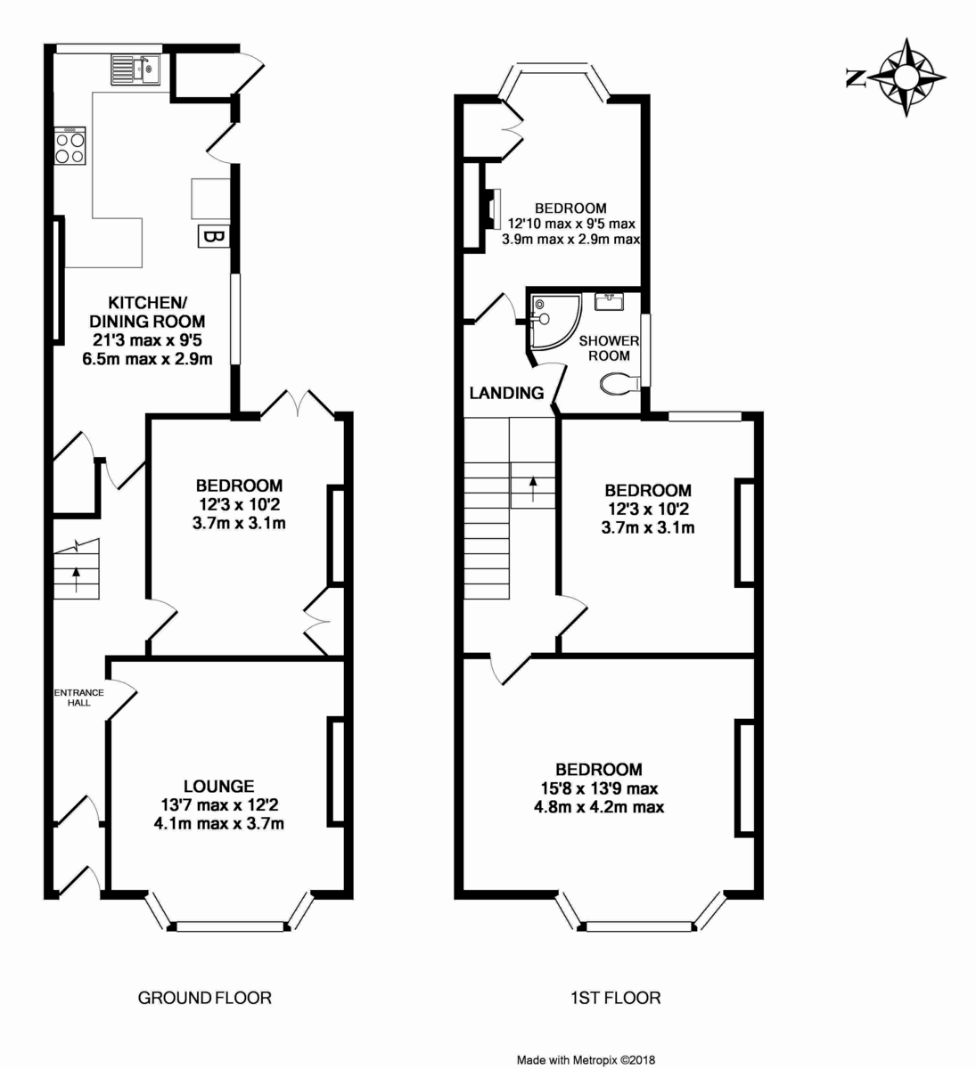 4 bed house to rent in Barrack Road, Exeter - Property Floorplan