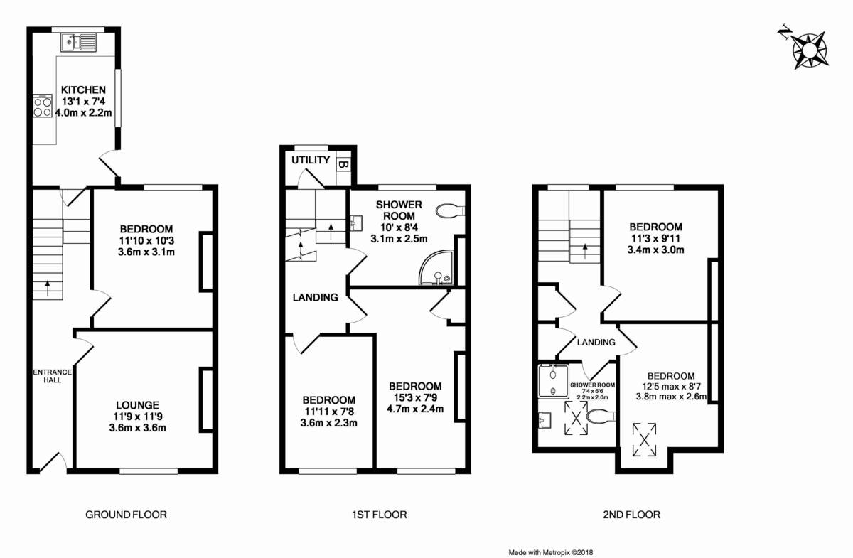 5 bed house to rent in Victoria Street, Exeter - Property Floorplan