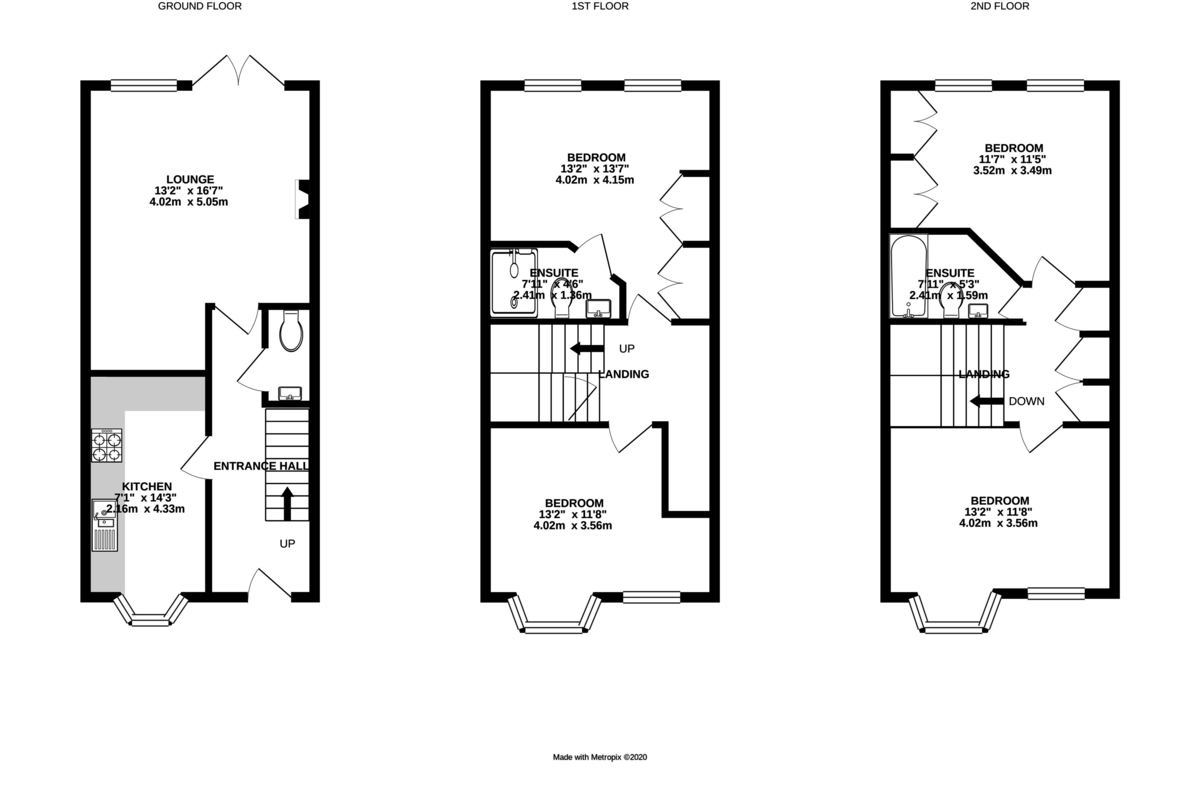4 bed house to rent in Hillsborough Avenue, Exeter - Property Floorplan
