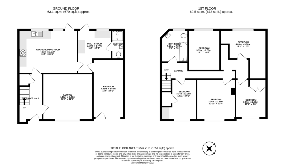 6 bed house to rent in May Street - Property Floorplan