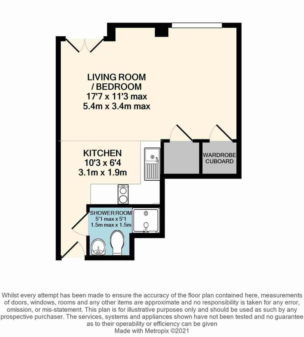 1 bed flat for sale in Augustus House, New North Road, Exeter - Property Floorplan