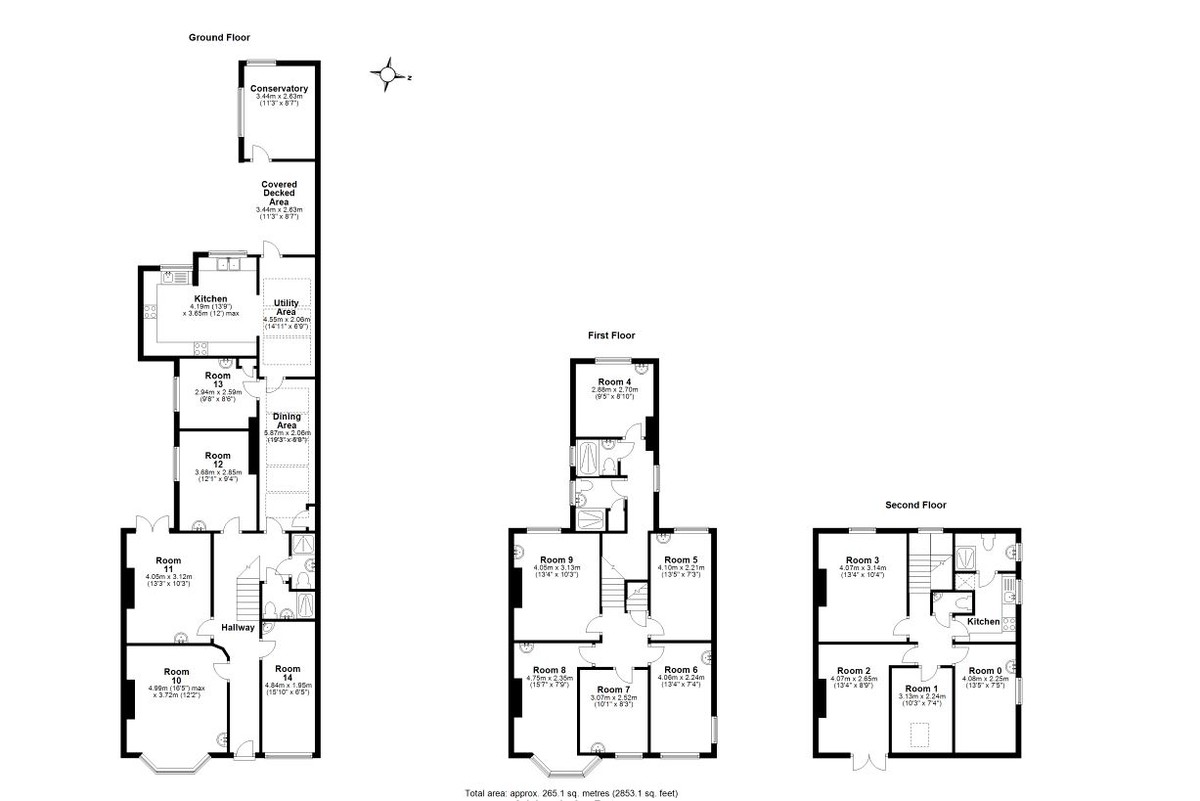 15 bed house for sale in Exeter, Devon - Property Floorplan