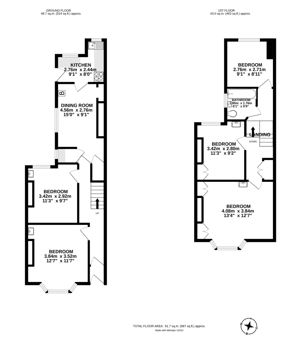 1 bed house to rent - Property Floorplan