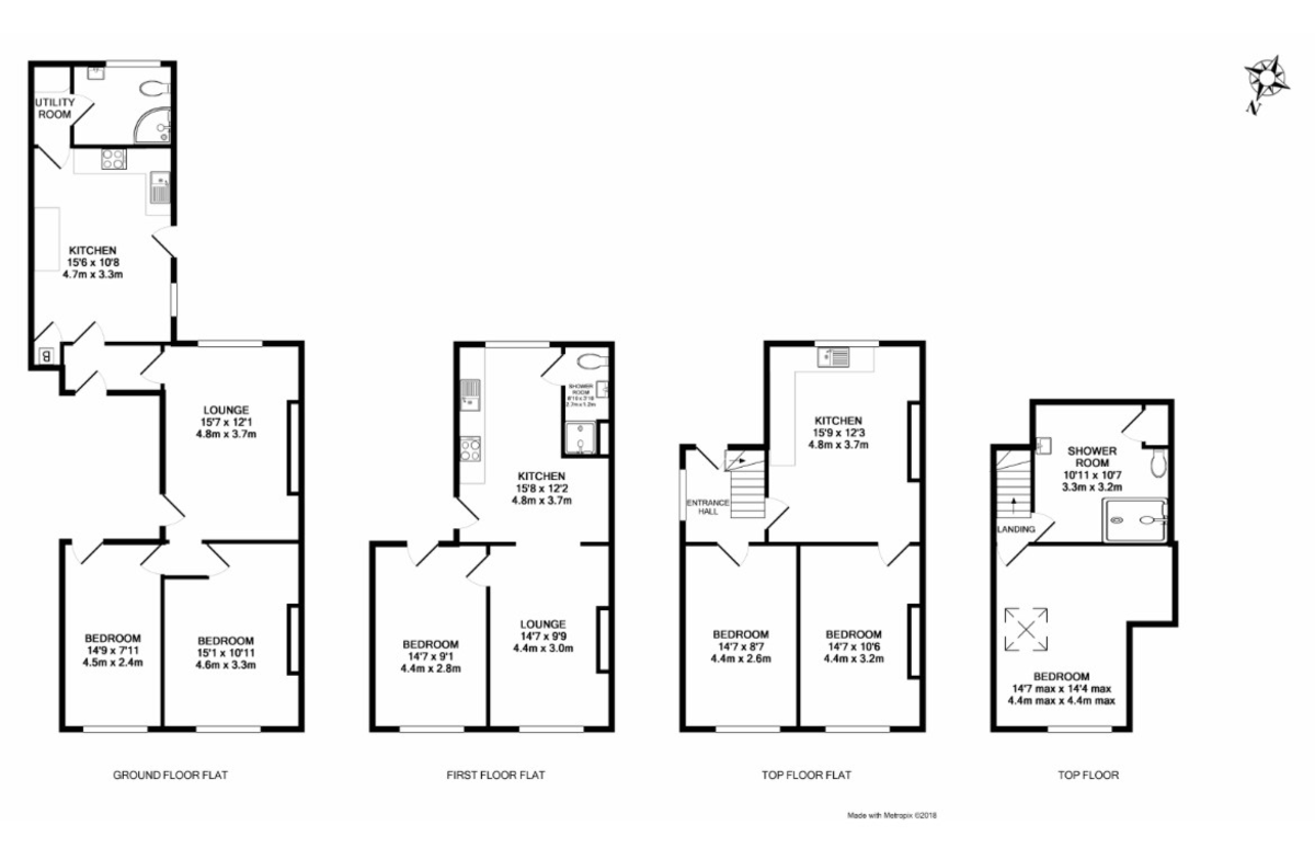 22 bed house for sale in Blackboy Road, Exeter - Property Floorplan