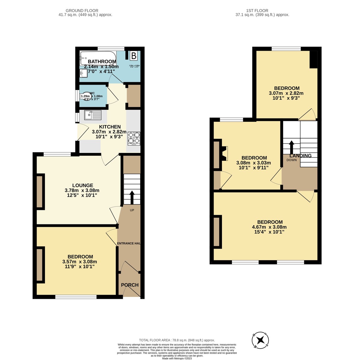 4 bed house for sale in Hoopern Street, Exeter - Property Floorplan