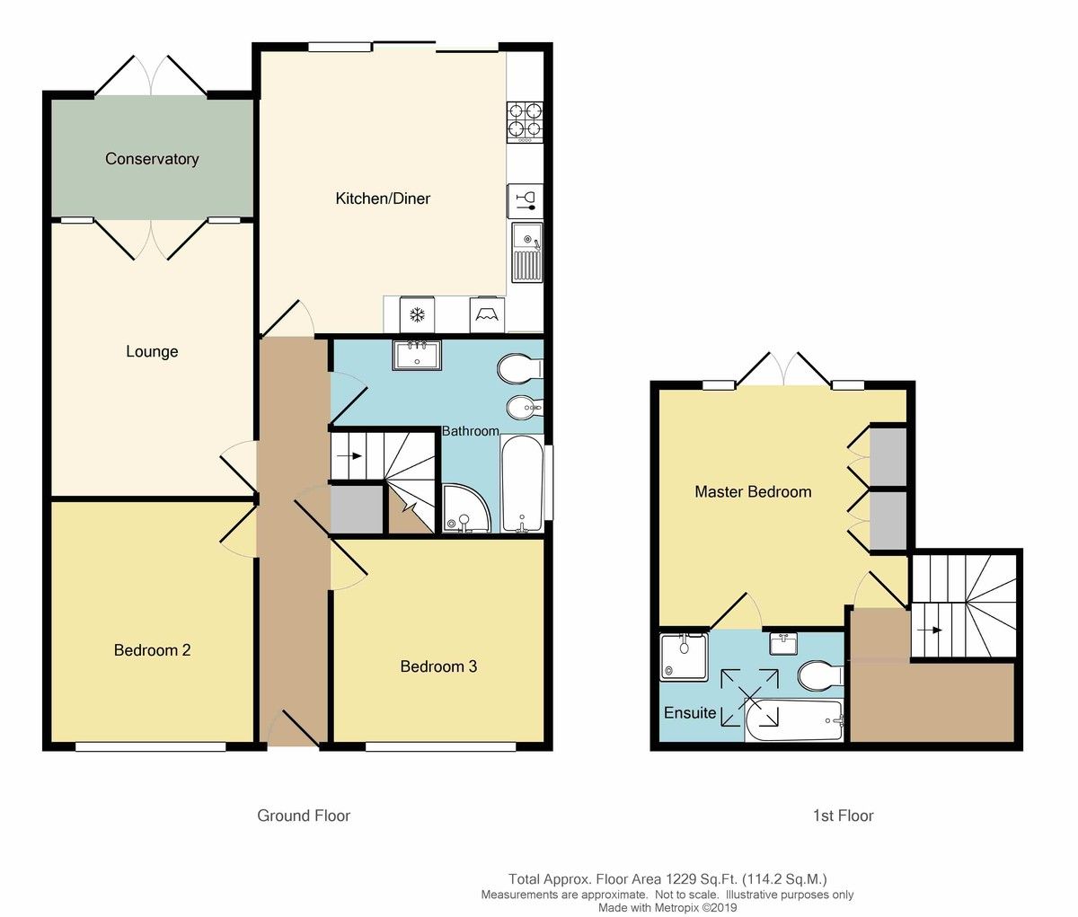 3 bed bungalow for sale in Woodlands Avenue, Sidcup, DA15 - Property Floorplan