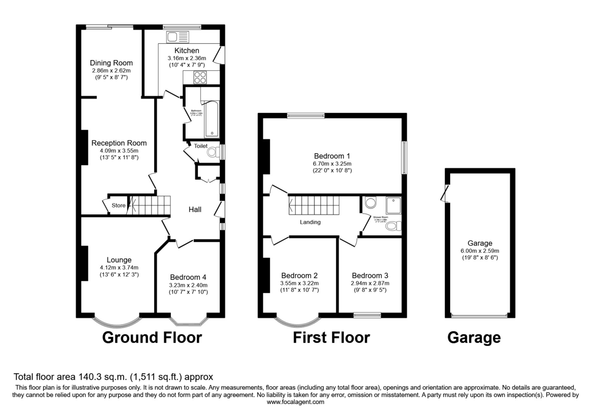 4 bed house for sale in Bexley Lane, Sidcup, DA14 - Property Floorplan