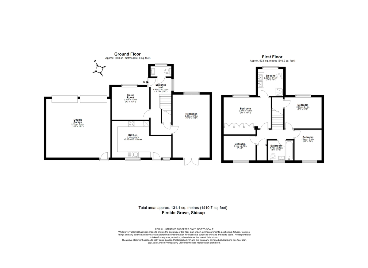 4 bed house for sale in Firside Grove, Sidcup, DA15 - Property Floorplan