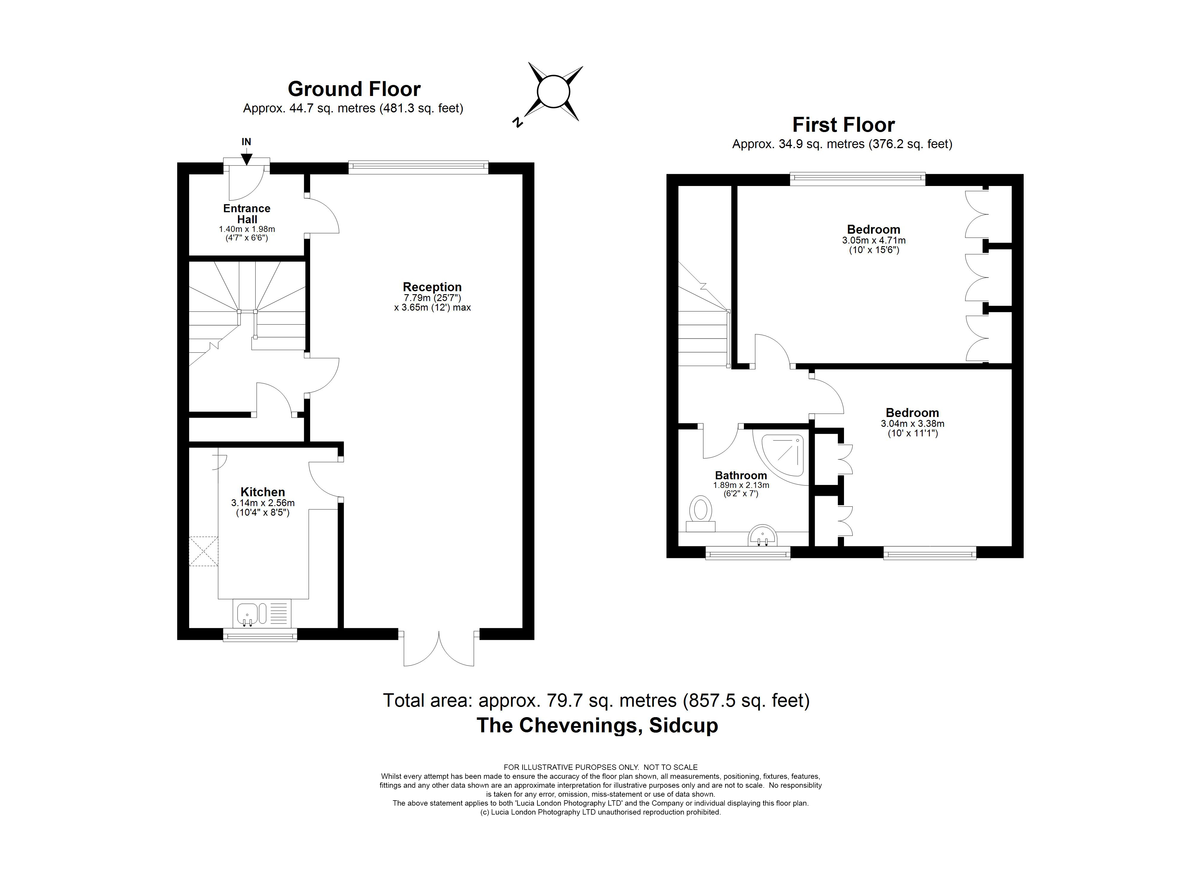 2 bed house for sale in The Chevenings, Sidcup, DA14 - Property Floorplan