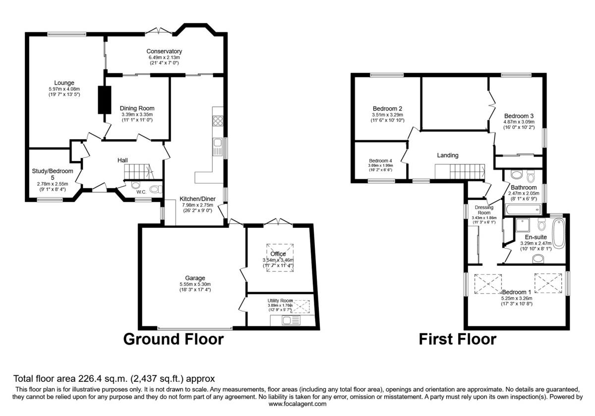 5 bed house for sale in Maple Leaf Drive, Sidcup, DA15 - Property Floorplan