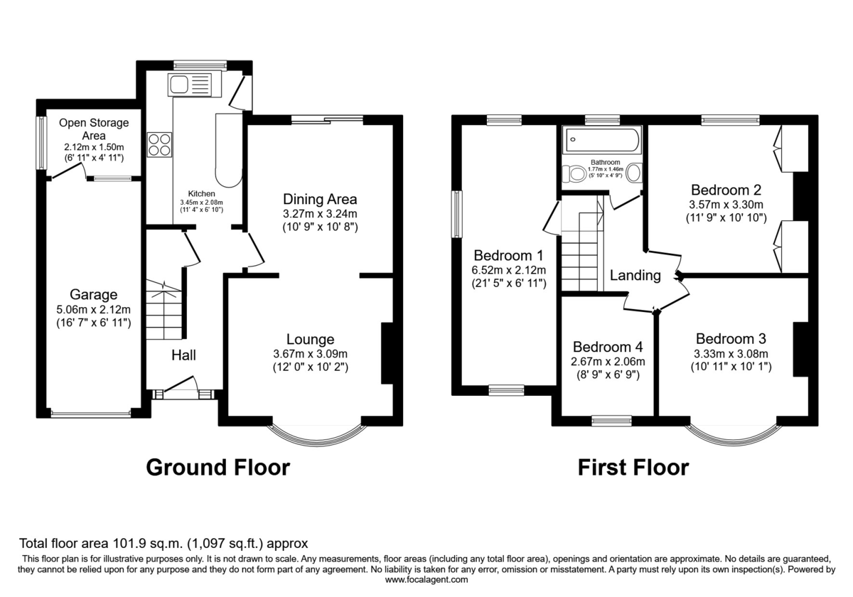 4 bed house for sale in Goodwin Drive, Sidcup, DA14 - Property Floorplan