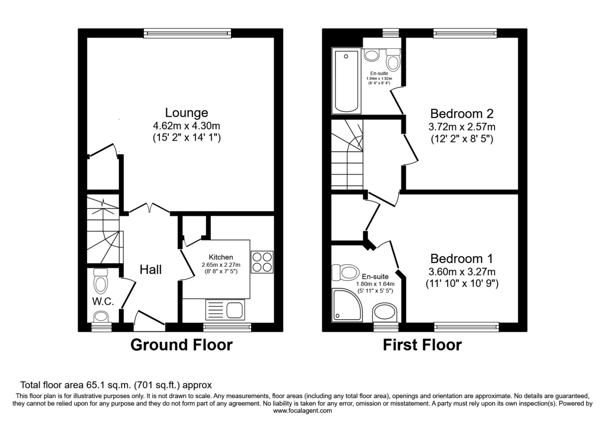 2 bed house for sale in Star Lane, Orpington, BR5 - Property Floorplan