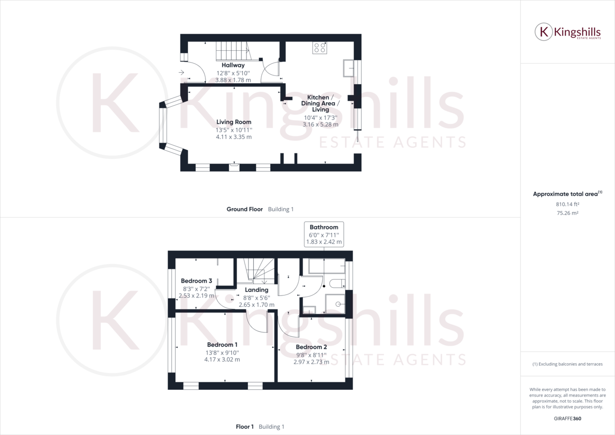 3 bed house for sale in Salisbury Close, Princes Risborough - Property Floorplan