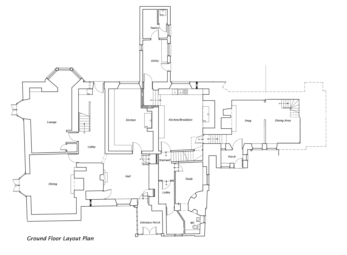 10 bed house for sale in Llanfair Dyffryn Clwyd, Ruthin, Denbighshire - Property Floorplan