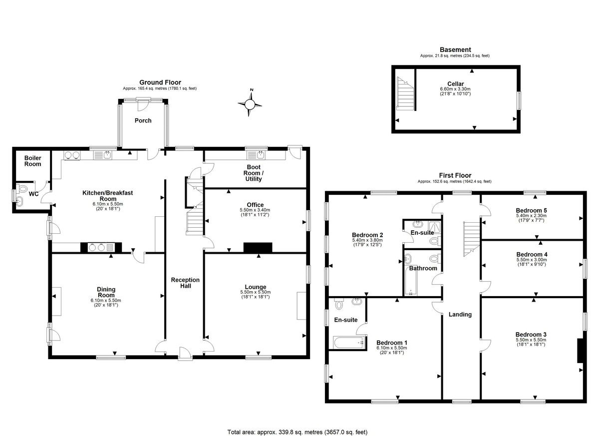 10 bed house for sale in Malpas, Cheshire - Property Floorplan