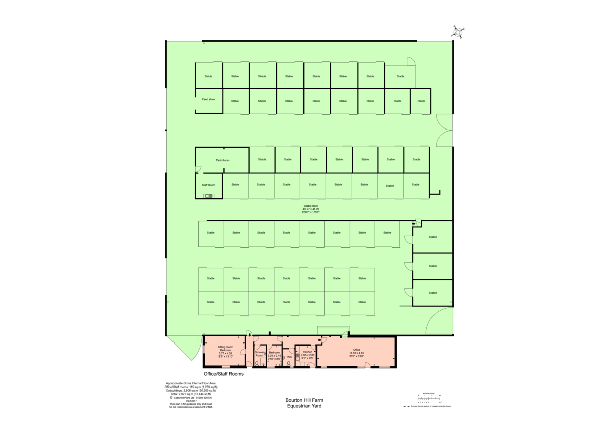 2 bed  to rent in Bourton Hill Farm, Bourton-on-the-Water, Gloucestershire, GL54  - Property Floorplan