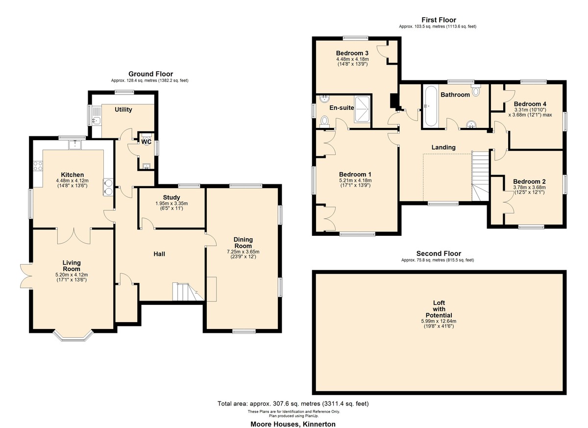 4 bed house for sale in Moore House, Kinnerton, Presteigne, Powys, LD8 - Property Floorplan