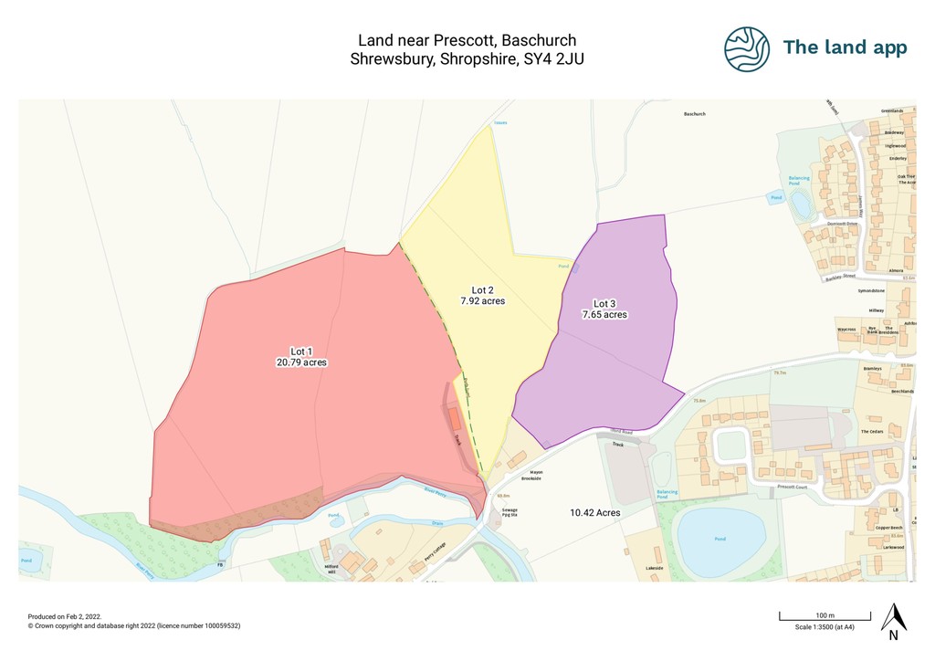 for sale in Land off Milford Lane, Prescott, Baschurch, SY4, SY4