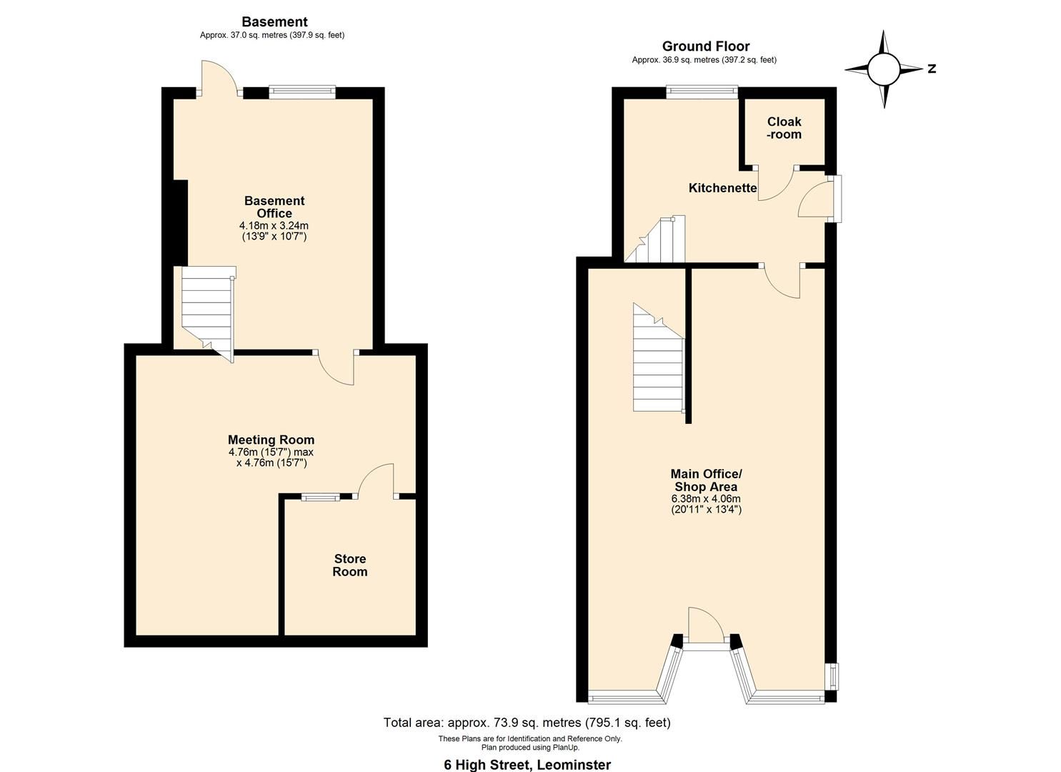 Retail property (high street) to rent in Leominster - Property Floorplan