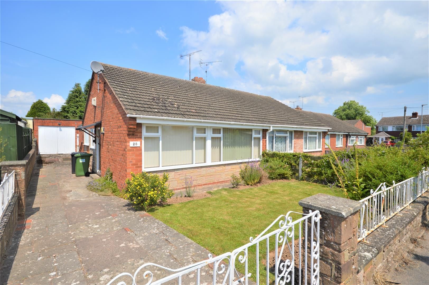 2 bed semi-detached-bungalow for sale in Leominster, HR6