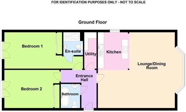 2 bed penthouse for sale - Property Floorplan