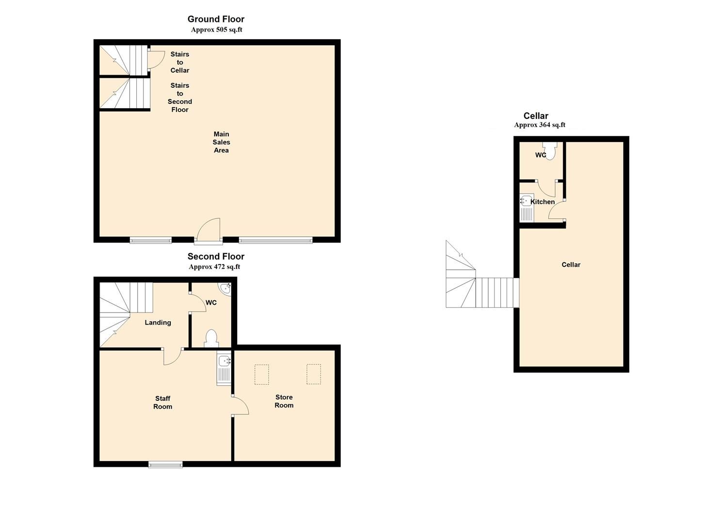 2 bed  for sale in Hereford - Property Floorplan