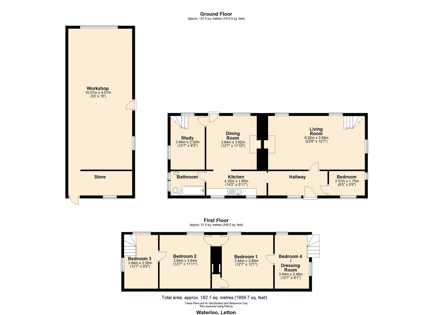 3 bed detached for sale in Letton - Property Floorplan