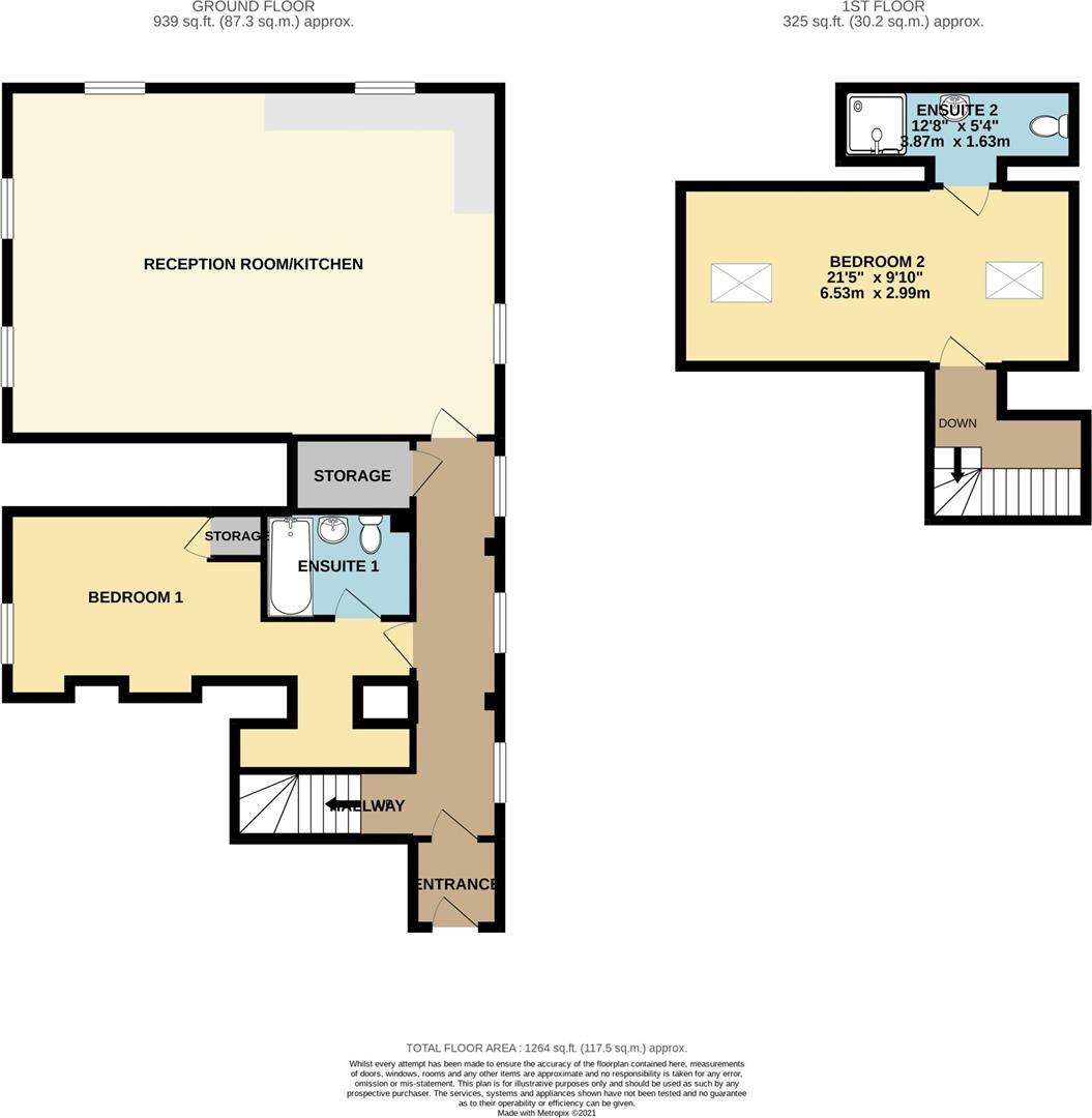 2 bed apartment for sale in Bartestree - Property Floorplan